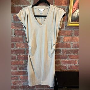 Athleta Effortless Tee Dress.  Khaki, size XS.